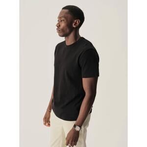 Buck Mason Field-Spec Cotton Heavy Tee Black Size XL